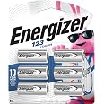 Energizer 123 Lithium Batteries (6 Pack), 3V Photo Batteries | Ready for smart home devices, 123 batteries to power cameras a