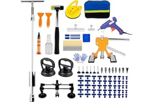 LARLARSA Lararsa Dent Puller Kit - Adjustable Paintless Dent Removal Kit for Cars,Car Dent Remover Puller, Dent Repair Kit with Slide Hammer T-Bar,Dent Puller Lifter,Refrigerator Door Ding,Hail Dent Repair