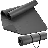 KEEP Extra Thick NBR Yoga Mat for Women &amp; Men, 10mm Thick, 72&rdquo;x32&rdquo; Large Exercise Mat with Non-Slip Workout Mat for Yoga, Pilates, Stretching, Meditation &ndash; Wide &amp; Cushioned Fitness Mat