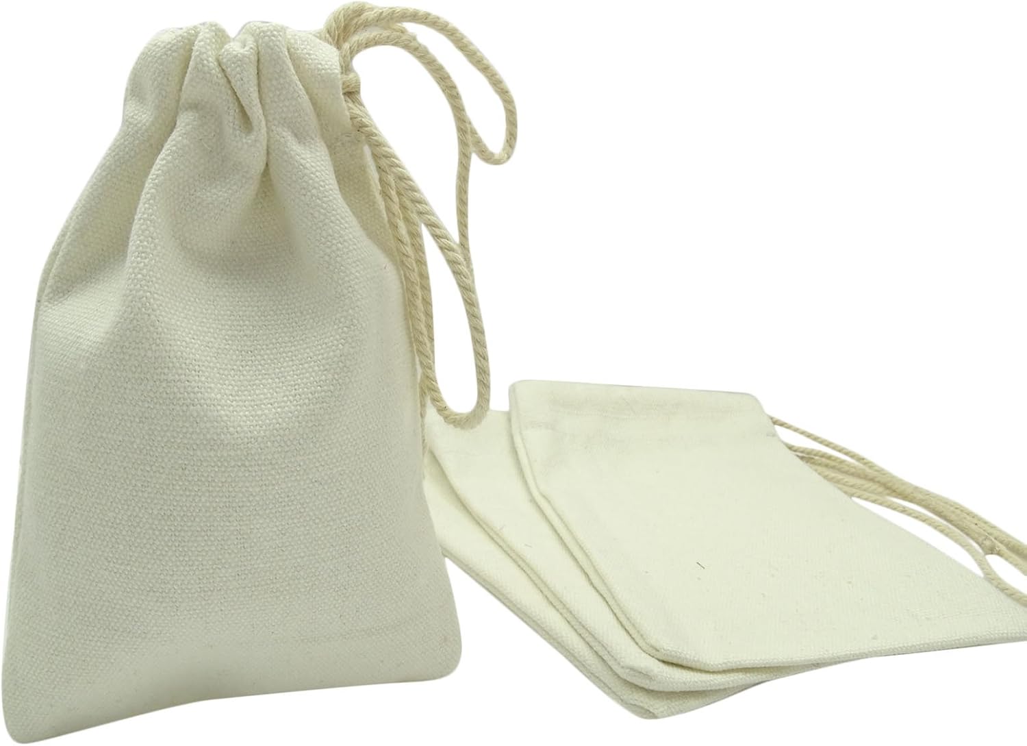 small plain canvas bags