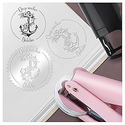 OFCCUSTOM Book Embosser Custom Embosser Stamp with