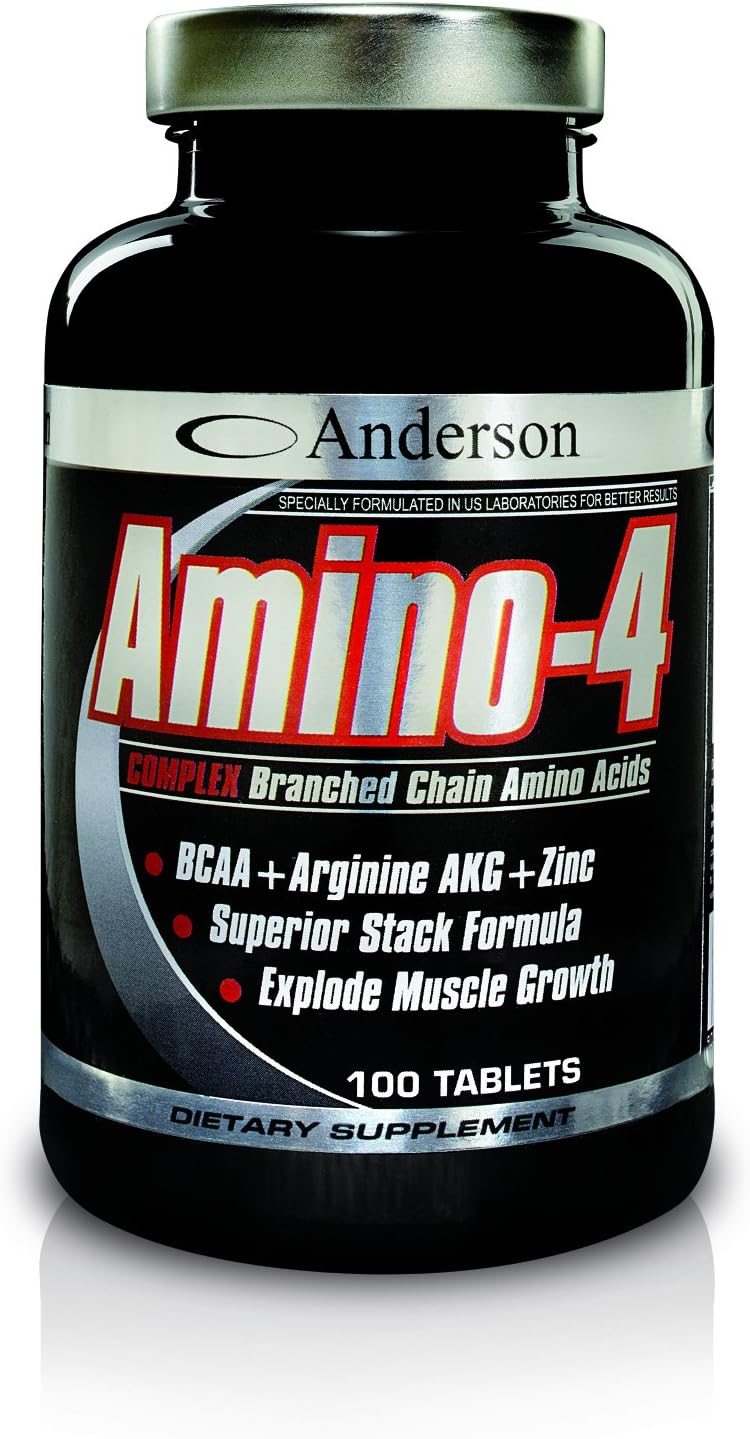 INTEGRATORE Anderson aminoacidi ramificati amino-4 411 BCAA + Arginine AKG 700 CPR