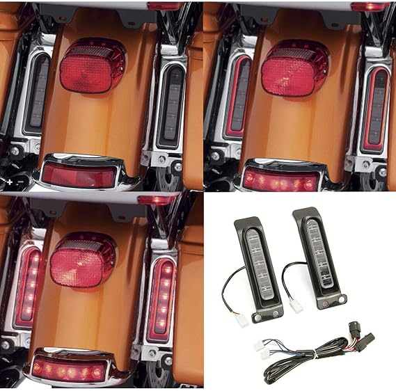 INDNICE Electra Glo Keystone Auxiliary LED Run/Brake/Turn Lamps For