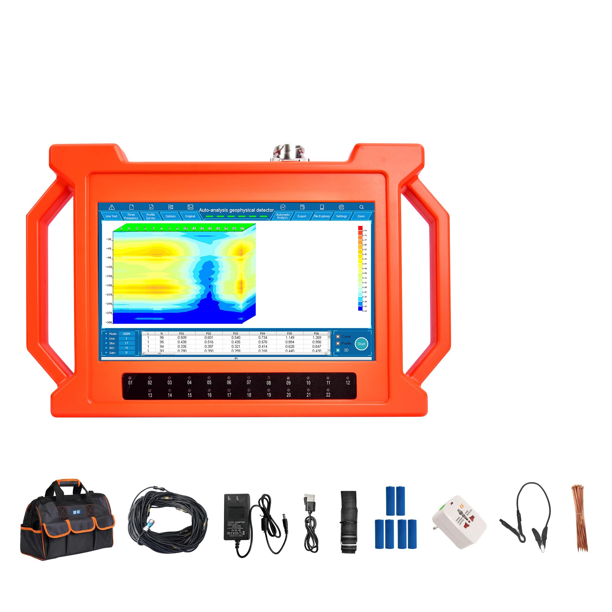PQWT Detector de buscador de agua subterránea 150M/300M/500M Detector de agua de profundidad para pozo Localizador de agua subterránea GT500 Dispositivo nuevo y avanzado para detectar aguas subterráneas