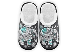 Umidedor Slippers Soft Memory Foam Non-Slip Indoor House Slippers Home Shoes For Bedroom Hotel Travel Spa