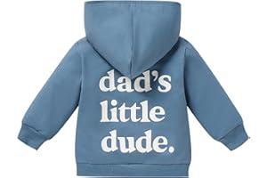 ZOELNIC Toddler Baby Boy Fall Winter Hooded Clothes Baby Boy Hoodie Tops Letter Printed Long Sleeve Sweatshirt
