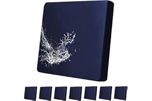 GALYEJIA 8Pcs Outdoor Cushion Covers Patio Cushion Covers Cushion Covers for Outdoor Furniture Stretch Patio Cushion Covers Replacement Waterproof