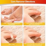 MYMULIKE Corn Remover Pads 24 Count - Cushions for Feet Hands Toes view 6