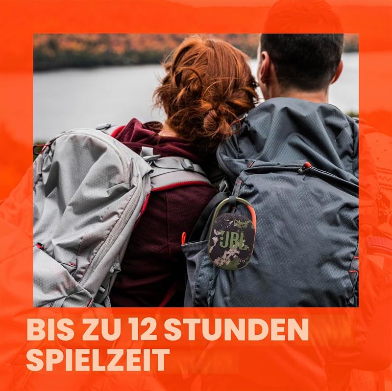 Clip 5, Tragbare Bluetooth-Lautsprecher-Box, Schwarz