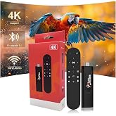 Android 13.0 TV Stick 4K, Ultra-Portable Smart TV Stick 2GB RAM 16GB ROM, Supports 2.4G/5G WiFi Bluetooth 5.0 USB HDR10 with Voice Remote Control for Home Theaters and Smart TV Upgrades