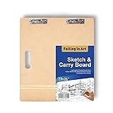 Falling in Art 23x26 Sketch Board, Drawing Tote