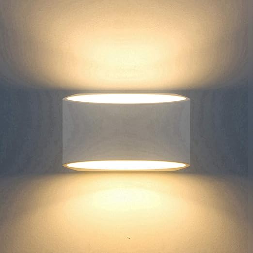 Led Wandleuchte Modernes Gips Lampe Wandlampe 7 Watt Warmweiss Fur