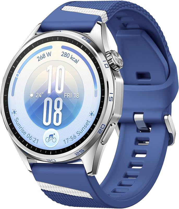 Watch GT 7 Smartwatch mit Ski- & Fahrrad-Features, 46 mm, Blau