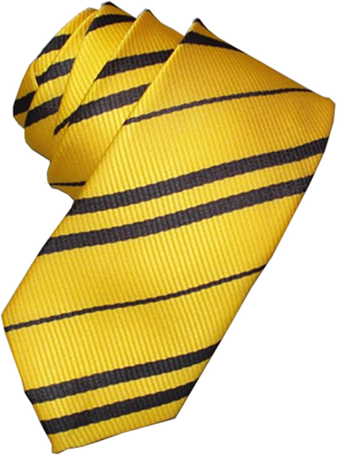 Tie Costume Striped Necktie Halloween Cosplay Party Supplies Accessories for Kids and Adults (Yellow): Clothing