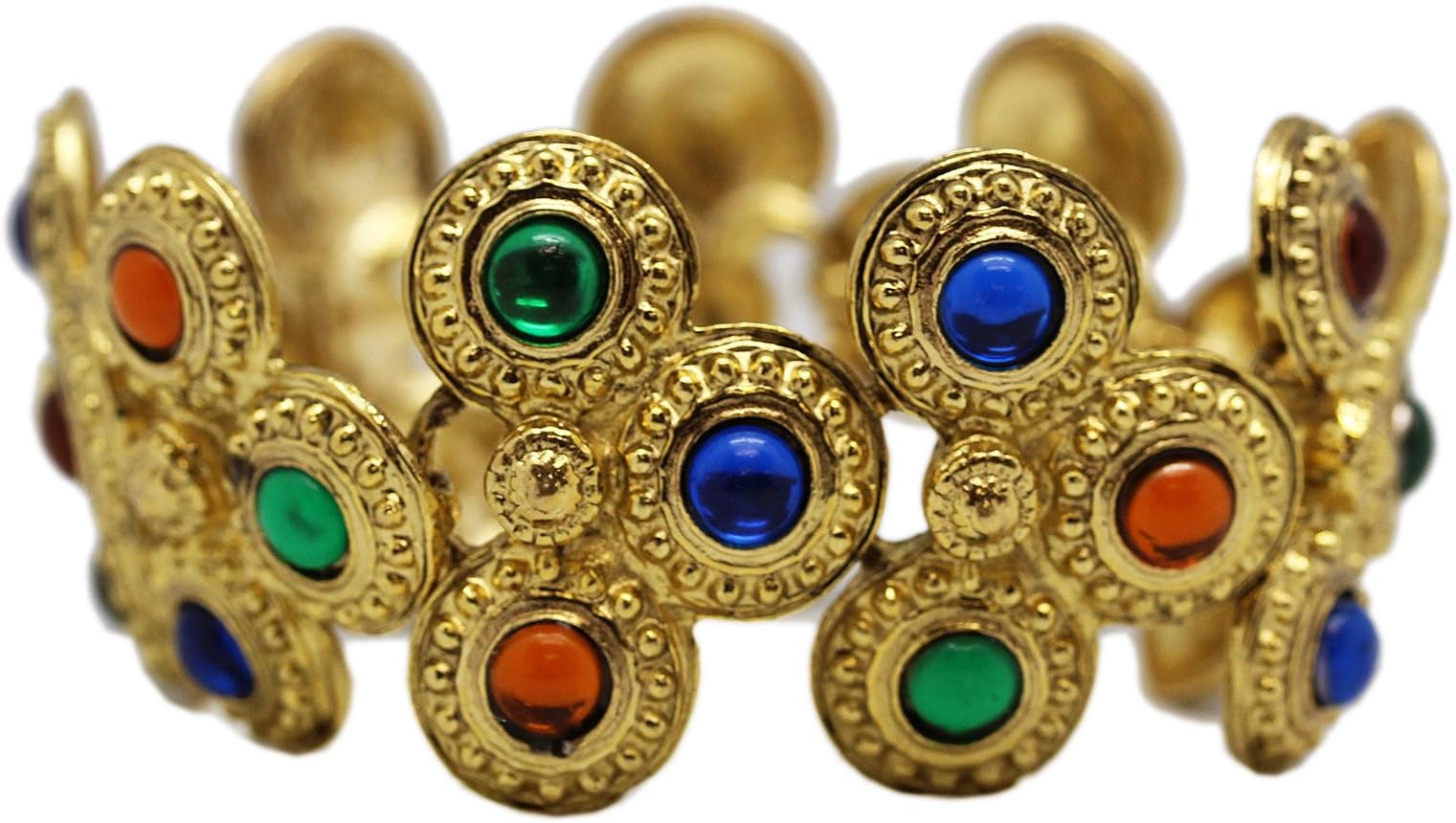 Embelished Belly Dancer Plate Bracelet