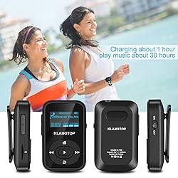 KLANGTOP Bluetooth MP3 Player 8GB Digital Clip