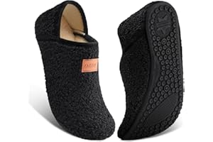 ATHMILE House Slippers for Women Men Indoor Barefoot Slippers Socks Furry Slip on House Shoes Cozy Comfy for Home Bedroom Travel Yoga