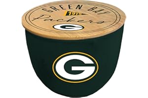 PEGASUS SPORTS Officially Licensed NFL Script Circle Logo Ceramic Candle