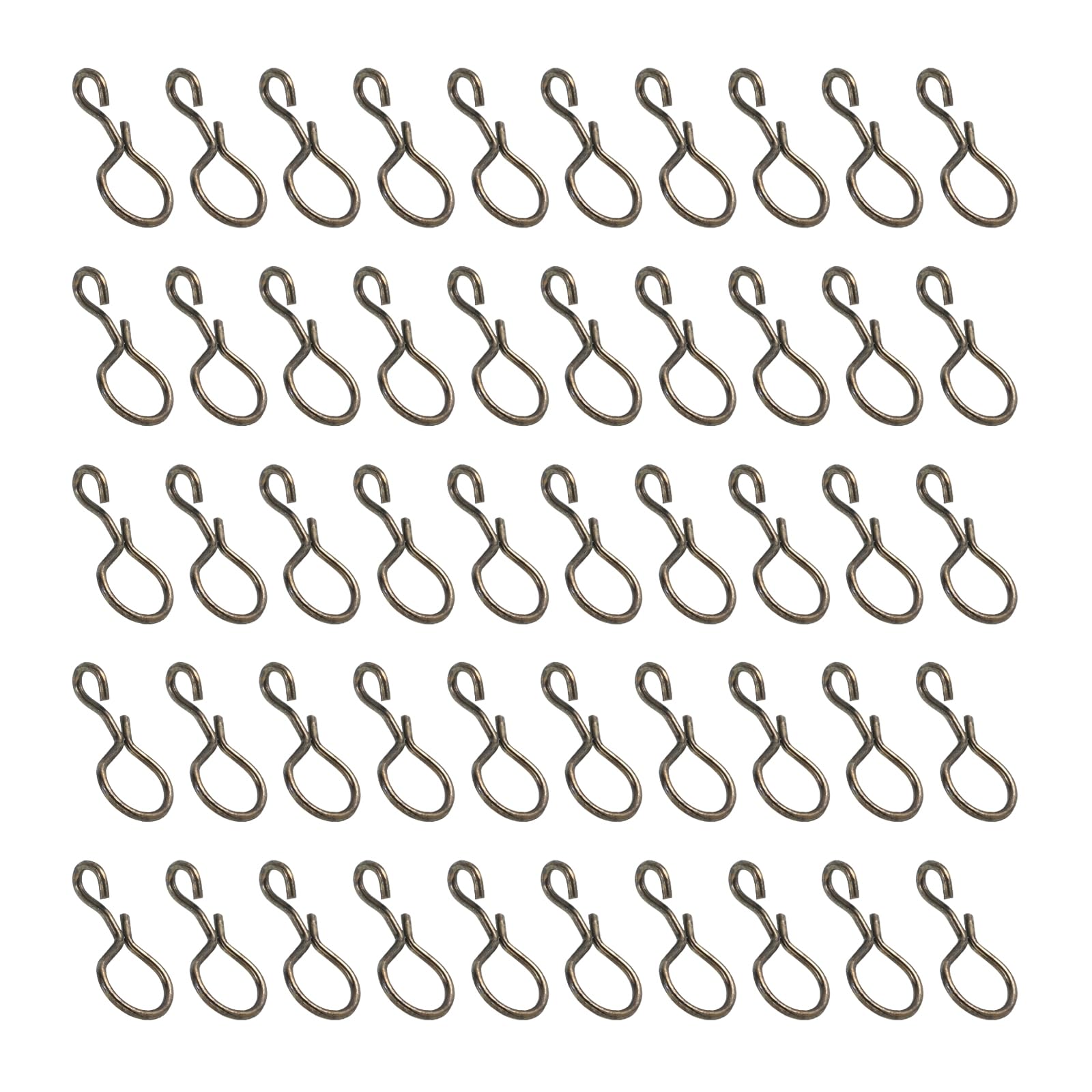 PATIKIL 0.43" x 0.1" Fly Fishing Snaps, 200 Pack Stainless Steel Quick Change No Knot Fast Snap Lure Connector for Jigs Lures Fishing Clips Freshwater Saltwater, Black