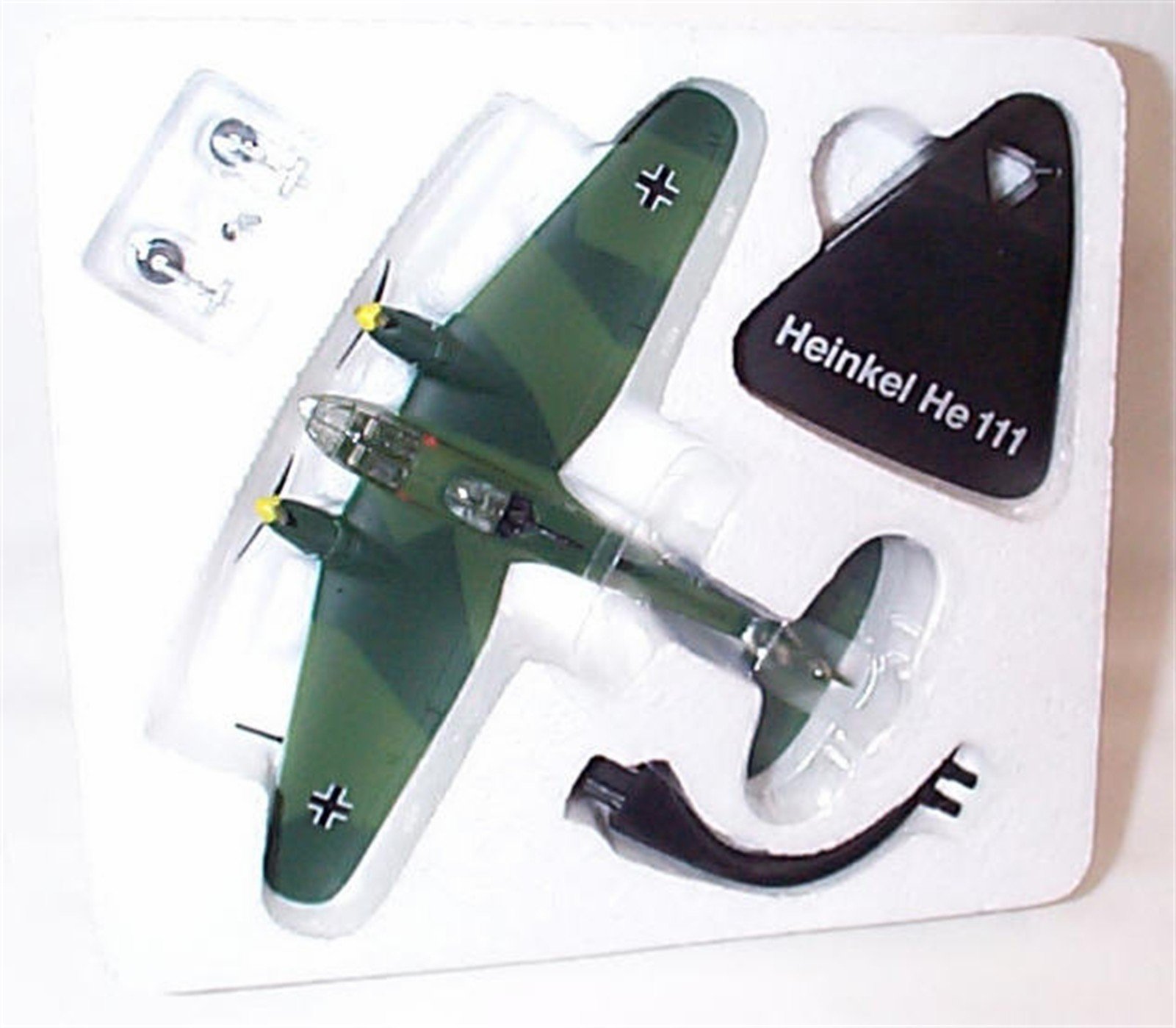 atlas editions Heinkel HE 111 WW11 world war 2 aircraft 1:144 scale diecast model