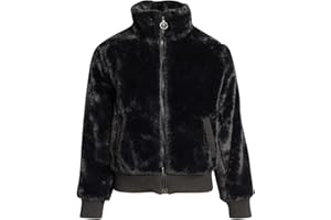 URBAN REPUBLIC Girls' Coat - Faux Fur Plush Teddy Bomber Jacket