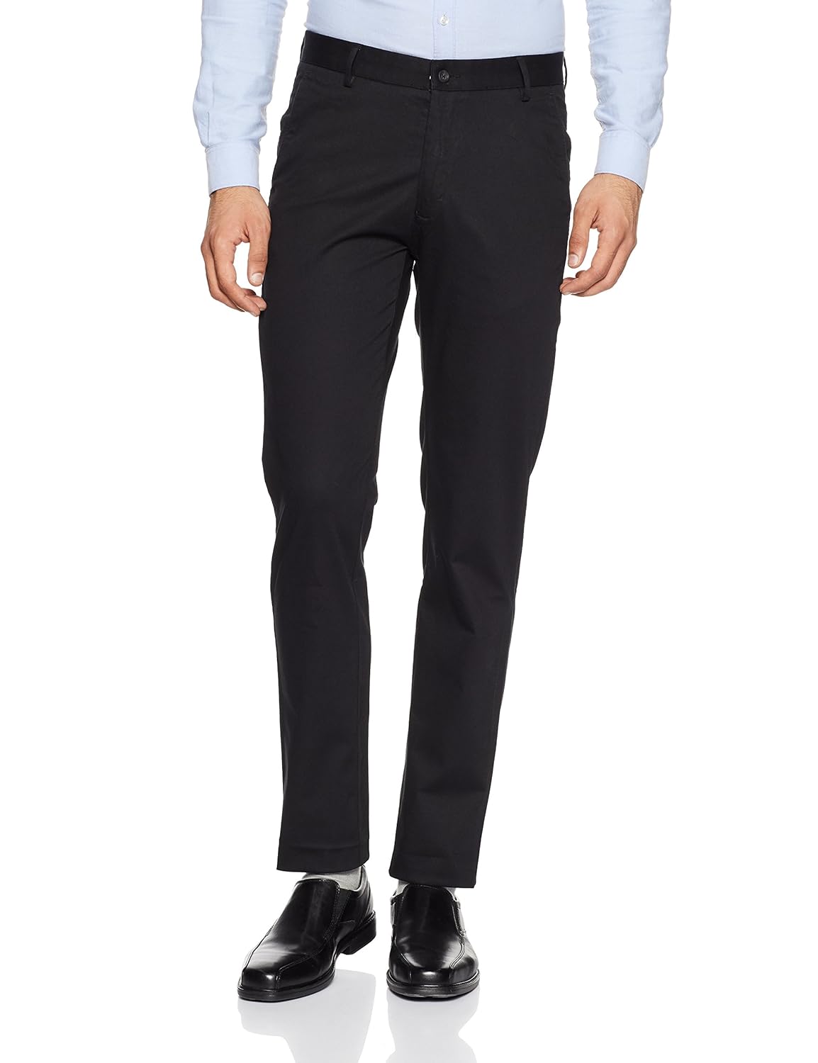 Buy Peter England Men's Super Slim Fit Formal Trousers (PTF51703336