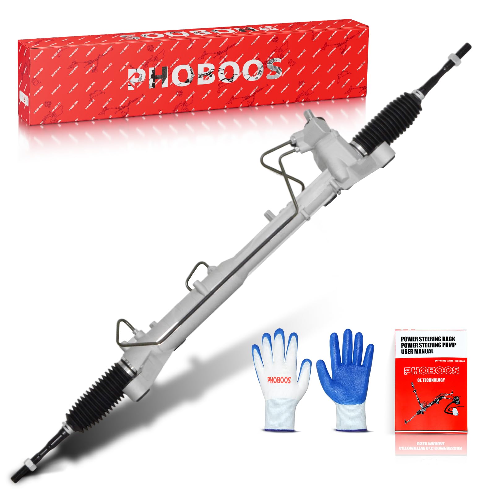 PHOBOOS Hydraulic Power Steering Rack and Pinion