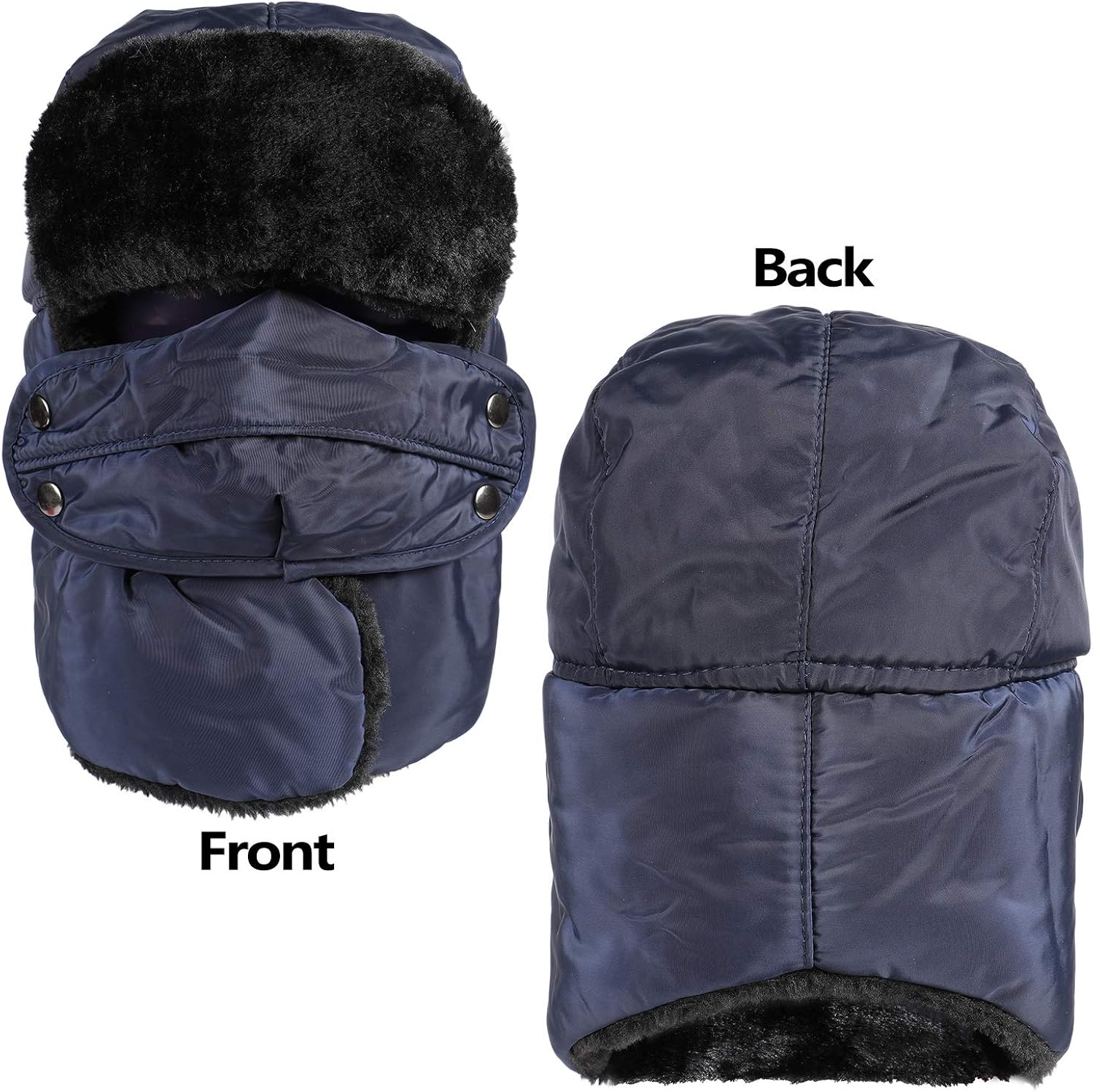 vamei Winterm/&uuml;tze Unisex Fiegerm/&uuml;tze Herren Trapperm/&uuml;tze Bomber Warm Herren Winterm/&uuml;tze Ski Fellm/&uuml;tze Kunstfell Outdoor f/&uuml;r Herren und Damen