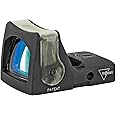 Trijicon RMR Dual Illuminated Reflex Sight, 9 MOA Amber Dot, No Mount, Black, RM05