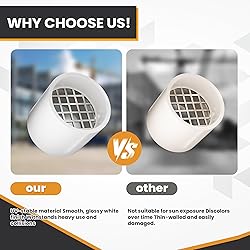 PVC Vent cap 1 pcs for 2'' Schedule