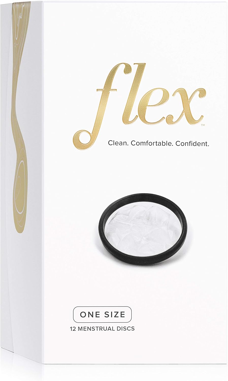 FLEX Menstrual Disc - Disposable Period Discs - Tampon, Pad, and Cup Alternative - 12 Count - Black: Health & Personal Care