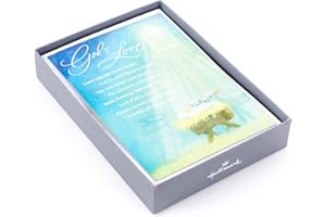 Hallmark DaySpring Religious Boxed Christmas Cards, God’s Love Manger Scene (16 Christmas Cards and 17 Envelopes),1XPX1895