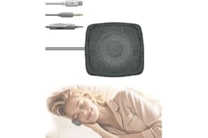 Avantree Slumber Mini �C Wired Pillow Speaker for Sleeping, Soft Bedtime Audio, No Charging Needed, Sleeping Headphones for Po