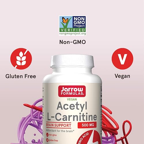 jarrow formulas l carnitine 500 mg Jarrow Formulas Acetyl L-Carnitine 500 mg, Dietary Supplement, Amino Acid Support for Brain Health and Antioxidants, 120 Veggie Capsules, 120 Day Supply in Kenya