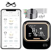 5GHz WiFi & Bluetooth 5.1 Meat Thermometer, Inkbird WiFi Grill Meat Thermometer for Grilling Smoker BBQ Cooking with 4 Probes