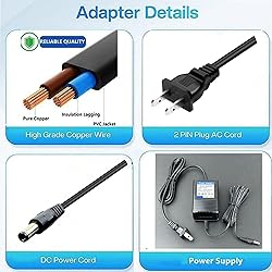 Fesasn 9V AC Power Adapter Fits for Alesis Midiverb