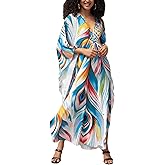 Kaftan Dress for Swimwear Women Plus Size Bathing Suit Cover Up Beach Robe