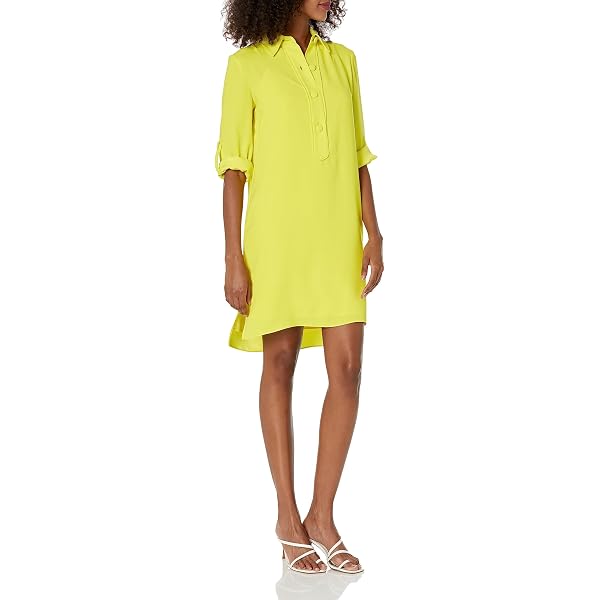 michael michael kors pleated mini shirt dress Michael Michael Kors Women's Pleated Shirt Dress - Black
