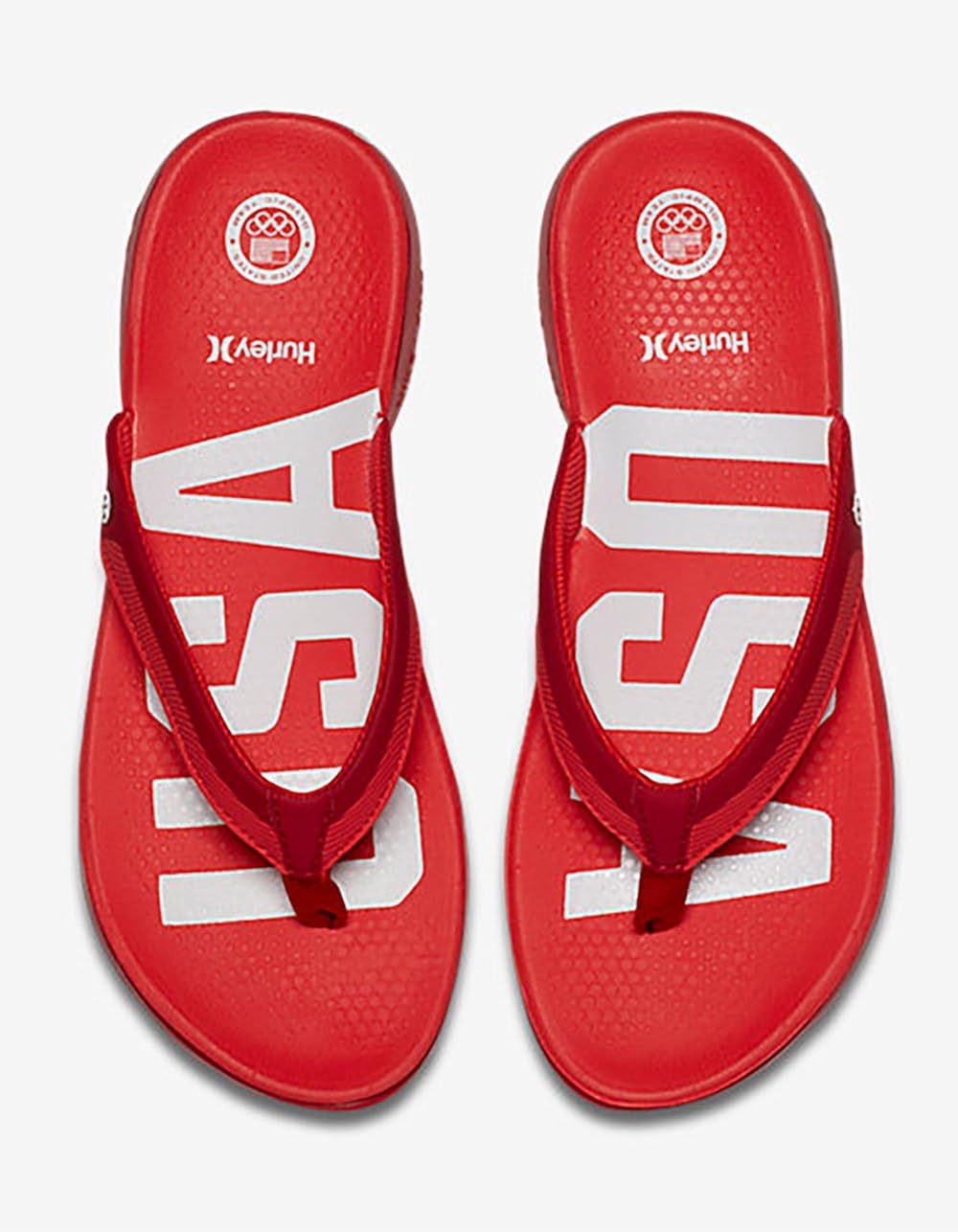 hurley flip flops womens