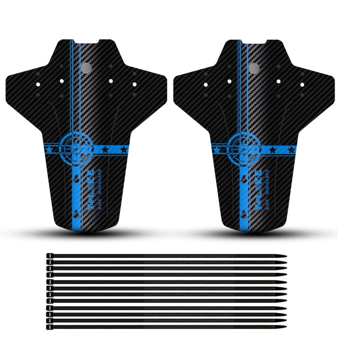 Enlee 2pcs Bike Fenders Mtb Fender Mudguards With Carbon Fiber | Seychelles