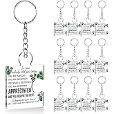 DRMNPKT Team Appreciation Gifts for Employee Coworker Staff Bulk, Teamwork Thank You Gift Set Puzzle Piece Acrylic Keychains