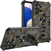 Eilkmcre for Samsung Galaxy A17 5G/4G Case Camo Phone Case, Army Green | Camouflage, Kickstand, Hybrid Hard PC Soft TPU Bumper, Shockproof, Slim Fit, Military Grade Heavy Duty Protection Cover