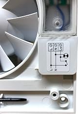 Envirovent SIL100 Silent-100 Axial Extractor 100mm Timer White view 2
