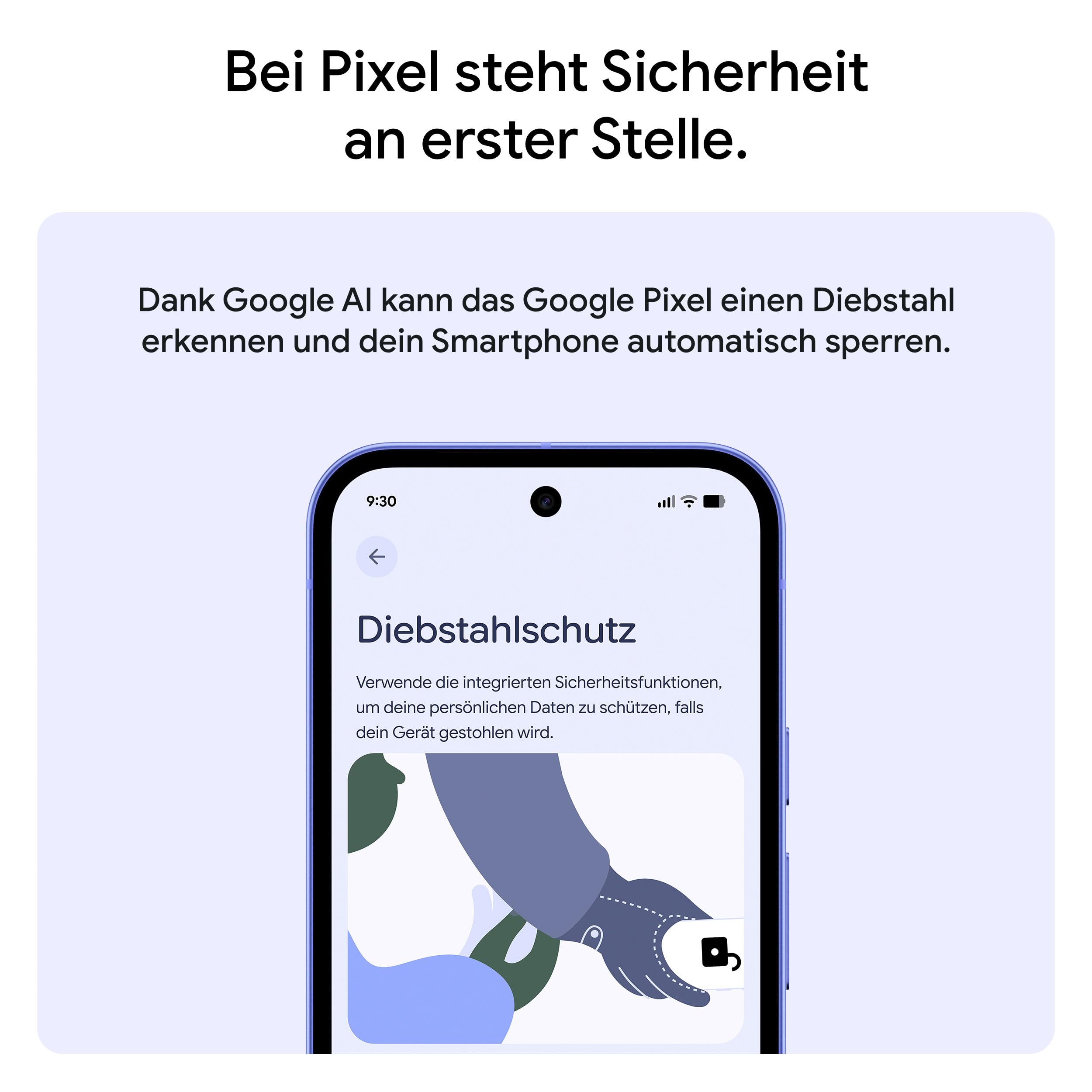 Google Pixel 10a – 7 Jahre Pixel Drops, mehr als 30 Stunden Akkulaufzeit, Kamera-Coach, Gemini Live, Pixel-Sicherheitsfunktionen - Berry, 128GB 8