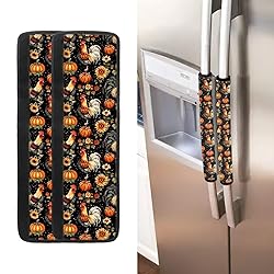 ASQVTIFE Thanksgiving Fridge Handle Covers Set of 2