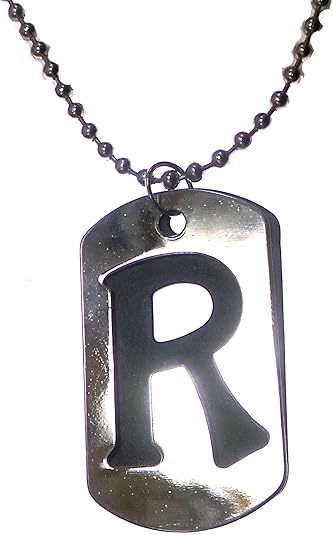 Amazon Com Modish Look R Name Steel Locket With Chain Jewelry