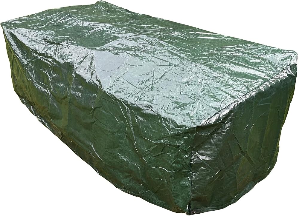Selections Large Waterproof Outdoor Table Cover Green 2.03m