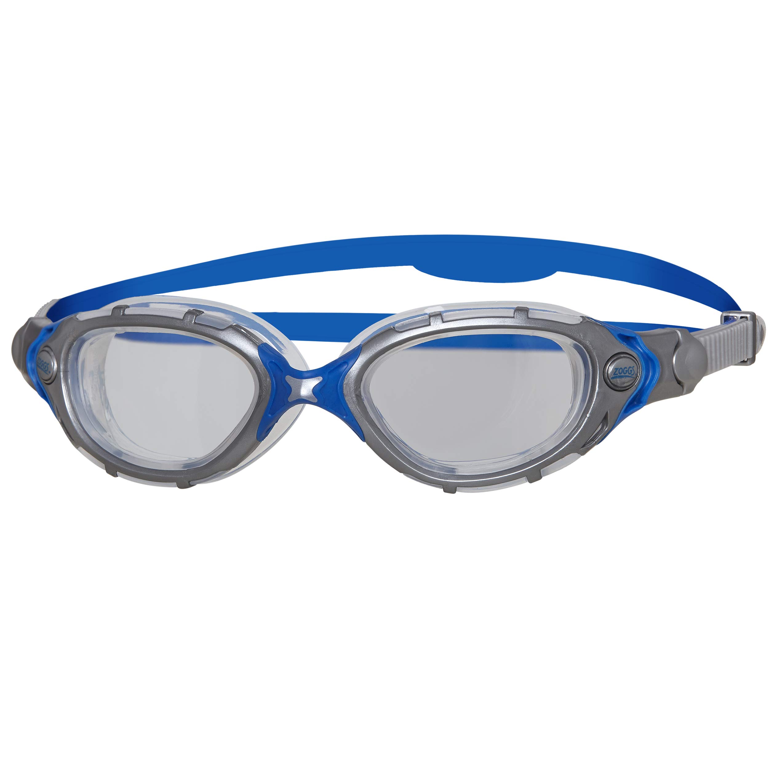 Zoggs Original Predator Flex Adult Swimming Goggles | Clear Lens, Anti-Fog, UV Protection, Quick-Adjust Strap, Curved 180° Vision | Pool and Open Water — image 1