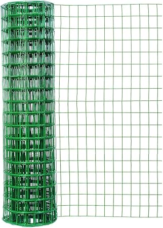 Amazon Com Origin Point Garden Zone 48 Inches X 50 Feet 16 Gauge Green Vinyl Garden Fence With 3 X 2 Inch Openings Outdoor Decorative Fences Garden Outdoor