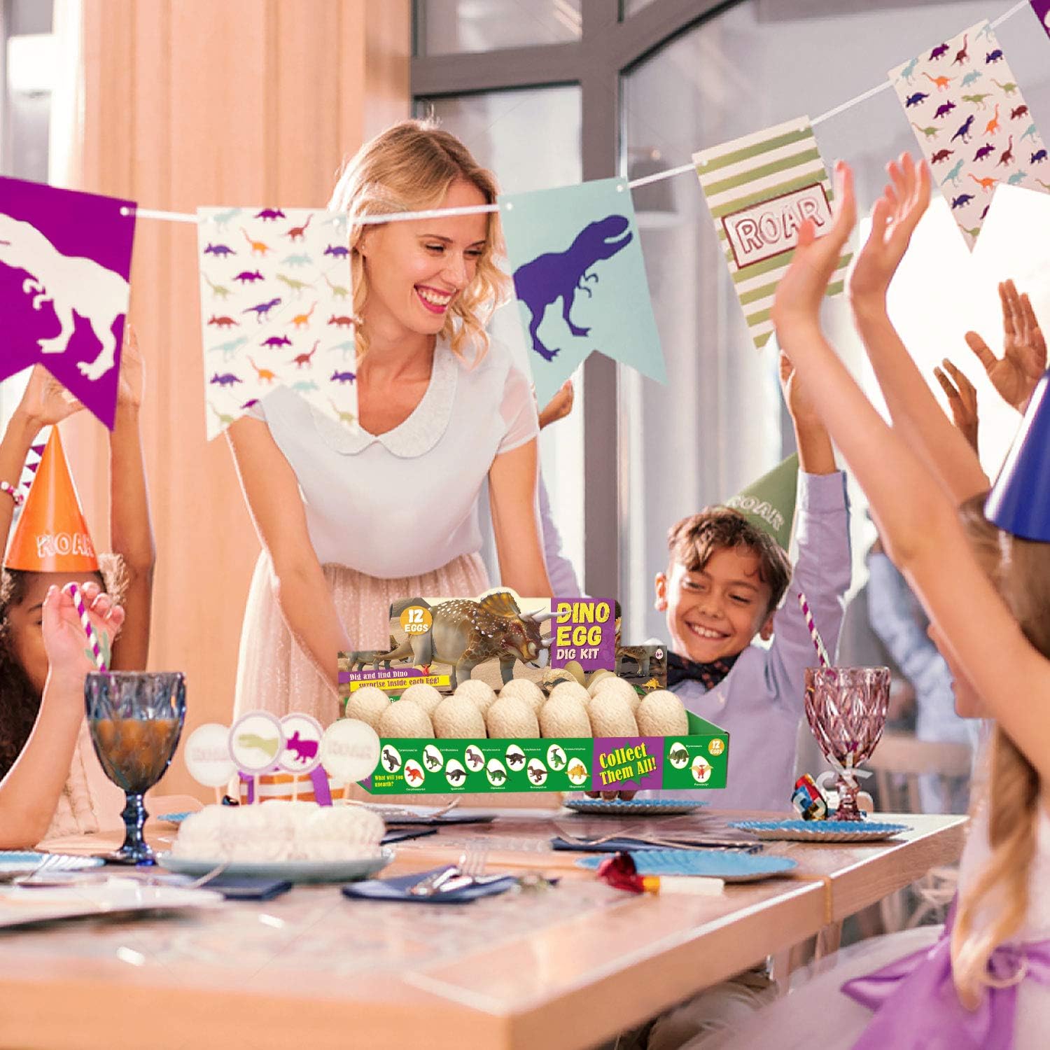 Amazon Xxtoys 恐竜発掘キット 恐竜おもちゃ 恐竜卵玩具 12個セット ティラノサウルス 子供 プレゼント ギフト 化石 発掘 おもちゃ